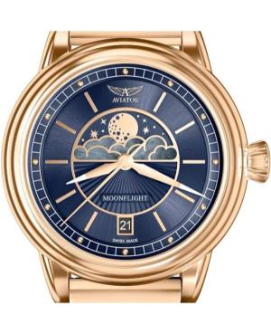 Women Klassisch Swiss Quartz Watch AVIATOR V.1.33.2.256.5 Blau Dial 36mm image 2