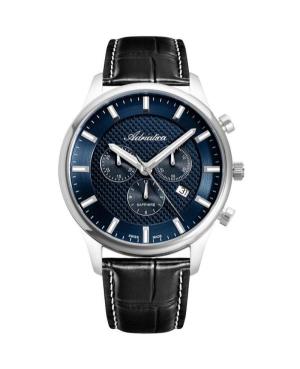 Mężczyźni Classic Analog klasyczny Szwajcar kwarcowy Zegarek Chronograf ADRIATICA Niebieska Wybierz 42mm A8323.5215CH