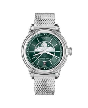 Kobiety klasyczny Szwajcar kwarcowy Zegarek AVIATOR V.1.33.0.262.5 Zielony Wybierz 36mm