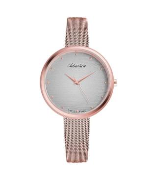 Kobiety Classic Analog Szwajcar kwarcowy Zegarek ADRIATICA Kolor srebrny Wybierz A3716.9147Q