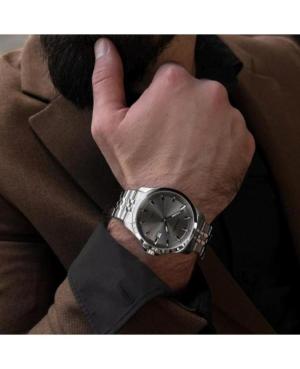 Men Classic Analog Klasické Swiss Quartz Watch ADRIATICA Silver color Dial 42mm A8304.5117QA image 10