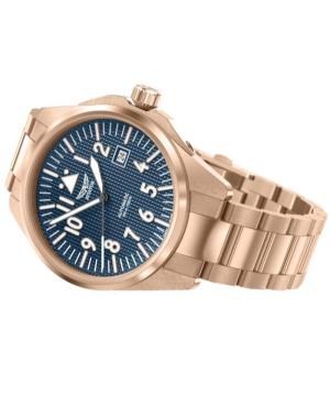 Vyriškas Klasikinis Luxury Swiss Kvarcinis - elektroninis, Solar Rodyklinis Watch AVIATOR V.3.39.2.335.5 Mėlyna Dial 42.8mm image 3