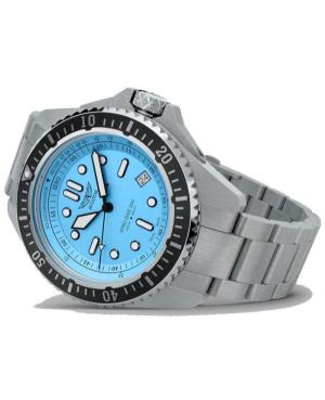 Men Sports Diver Swiss Quartz Analog Watch AVIATOR V.1.42.0.376.5 Blue Dial 42.8mm image 3