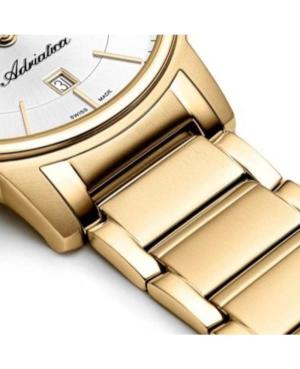 Men Classic Analog Klassisch Swiss Quartz Watch ADRIATICA Silver Dial 44mm A1144.1113Q image 8