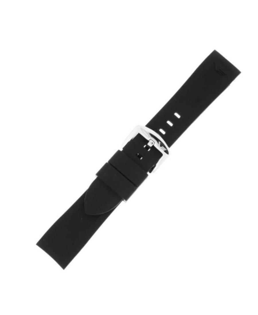 Vostok Europe ROCKET N-1 Watch Strap VE-ROC-N1-SL.01.22.W Black Silicone Schwarz 22 mm