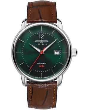 Men Automatic Analog Watch ZEPPELIN 8160-4 Grün Dial 41mm