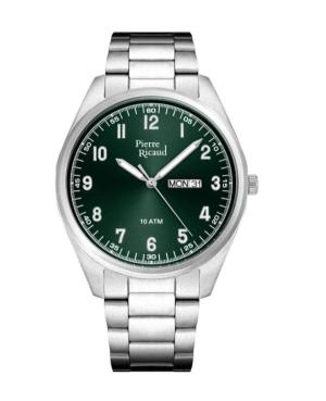 Mężczyźni Classic Analog kwarcowy Zegarek PIERRE RICAUD Zielony Wybierz 41mm P6053.5120Q