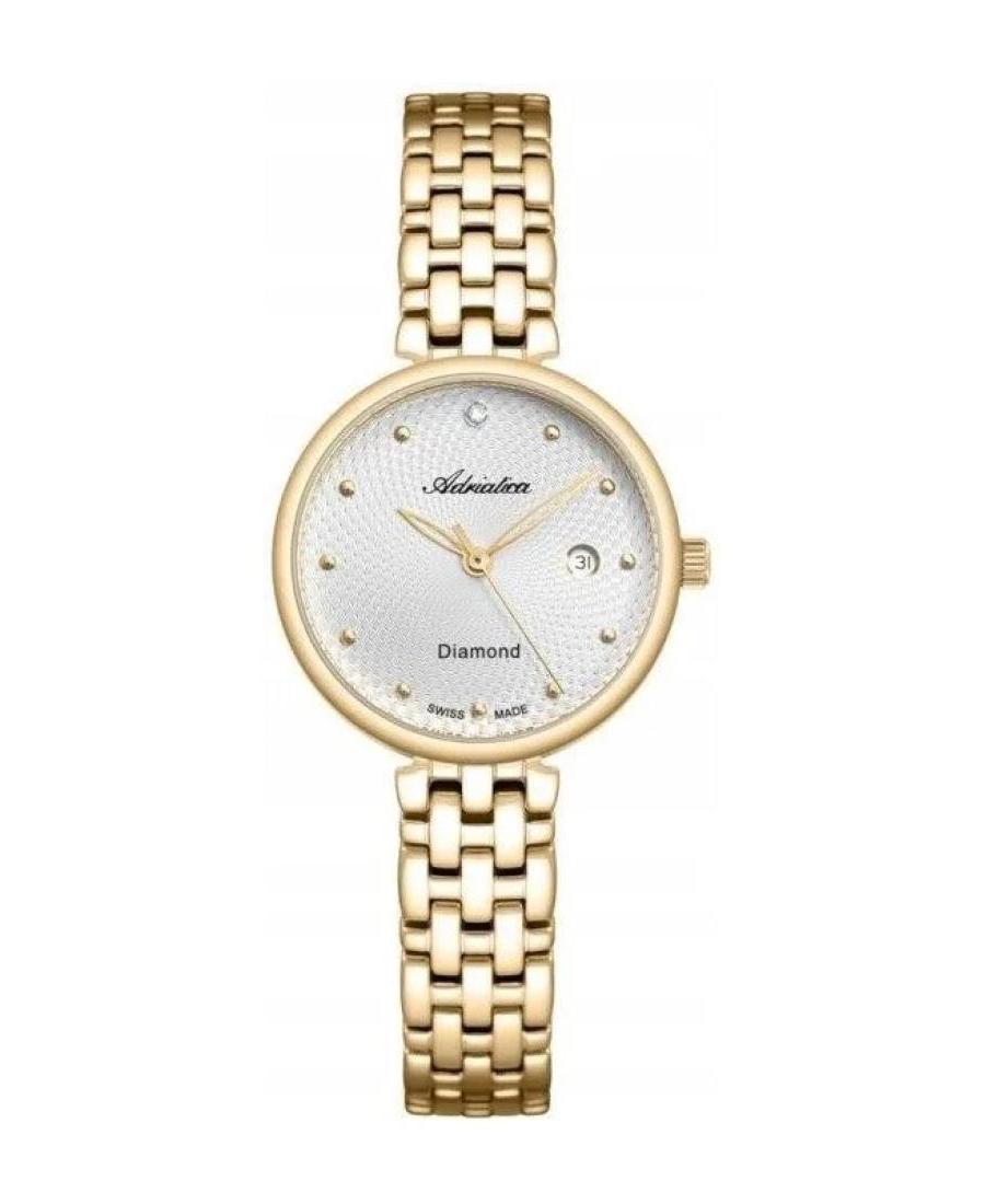 Moteriškas Classic Analog Swiss Kvarcinis Watch ADRIATICA Sidabras Dial 30mm A3543.1143DQ