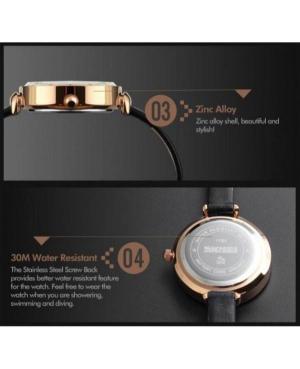 Женские Классические Fashion Наручные Часы SKMEI 1184CL Gold Case Black изображение 1