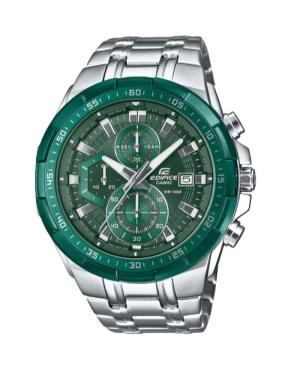 Men Klassisch Sports Japan Quartz Analog Watch Chronograph CASIO EFR-539DE-3AVUEF Grün Dial 50mm