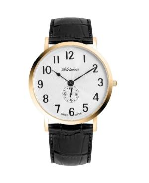 Men Classic Analog Swiss Quartz Watch ADRIATICA Silver Dial A1113.1223Q