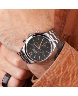 Mężczyźni Classic Analog klasyczny Szwajcar kwarcowy Zegarek Chronograf ADRIATICA Czarny Wybierz 45mm A8283.51R6CH image 1