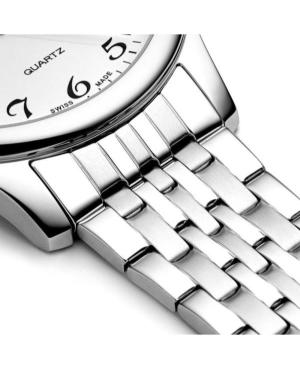 Men Classic Analog Classic Swiss Quartz Watch ADRIATICA Silver Dial 40mm A1024.5123Q image 6