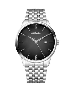 Vyriškas Classic Analog Klasikinis Swiss Kvarcinis Watch ADRIATICA Juodas Dial 44mm A8269.5154Q image 2