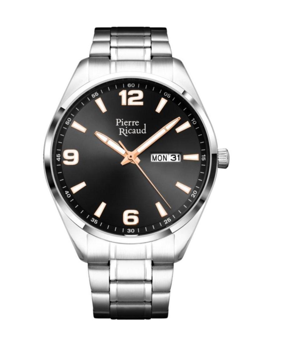 Vyriškas Classic Analog Kvarcinis Watch PIERRE RICAUD Silver color Dial 41mm P91107.51R7Q
