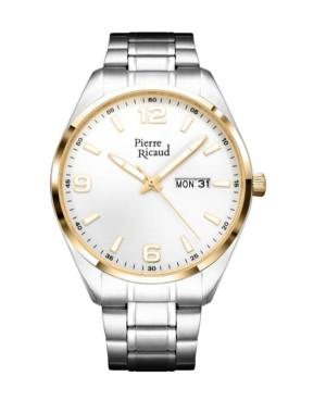 Mężczyźni Classic Analog kwarcowy Zegarek PIERRE RICAUD Srebrna Wybierz 41mm P91107.2153Q