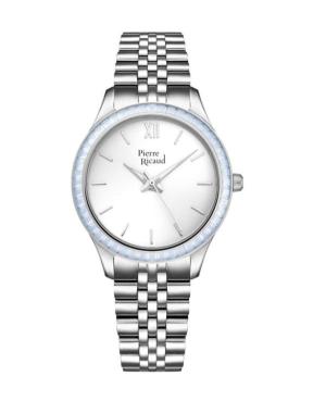 Kobiety Classic Analog kwarcowy Zegarek PIERRE RICAUD Srebrna Wybierz P22064.5113QZ