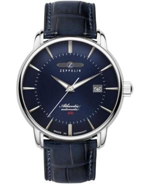Men Automatic Analog Watch ZEPPELIN 8460-3 Blau Dial 40mm