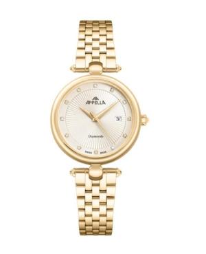 Women Classic Analog Swiss Quartz Watch APPELLA Silver Dial 31.2mm L50002.1143DQ