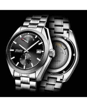 Men Classic Analog Swiss Automatic Watch ADRIATICA Black Dial 42mm A8350.5116A image 5