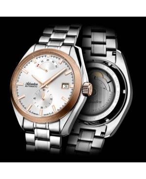 Men Classic Analog Swiss Automatic Watch ADRIATICA Silver Dial 42mm A8350.R113A image 5