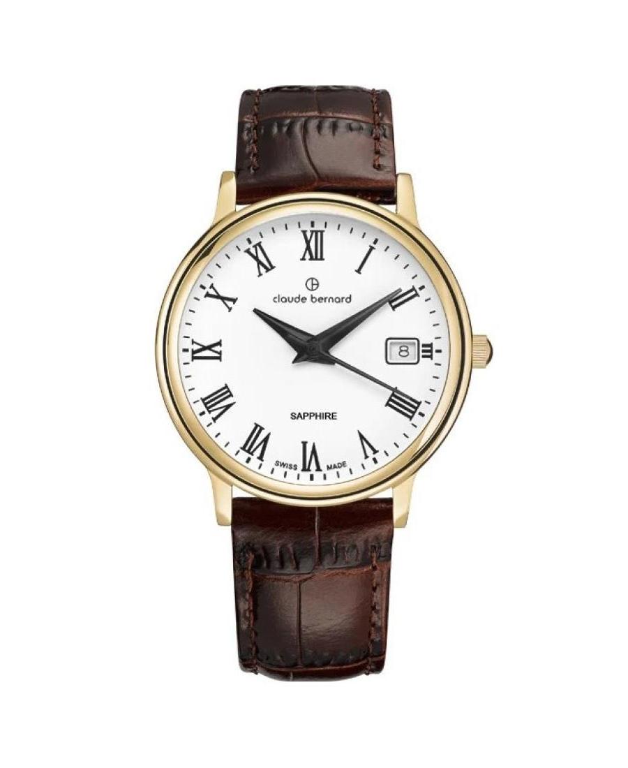 Women Swiss Quartz Watch CLAUDE BERNARD 54005 37J BR