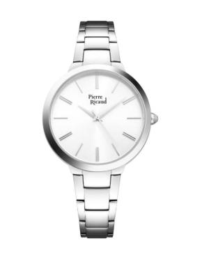 Women Classic Analog Quartz Watch PIERRE RICAUD Silver Dial 35mm P22051.5113Q