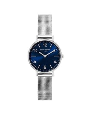 Женские Классические Кварцевые Аналоговый Часы PIERRE CARDIN A.PC902662F16 Синий Циферблат 28mm