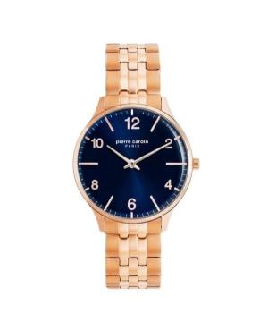 Женские Классические Кварцевые Аналоговый Часы PIERRE CARDIN A.PC902722F117 Синий Циферблат 32mm