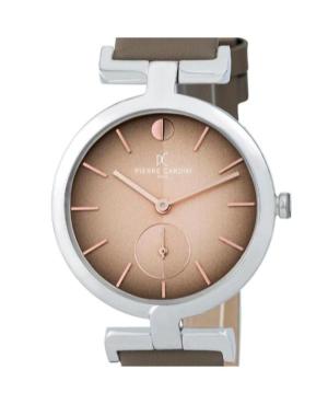 Moteriškas Klasikinis Kvarcinis Rodyklinis Watch PIERRE CARDIN CMD.3515 Rudas Dial 34mm image 2