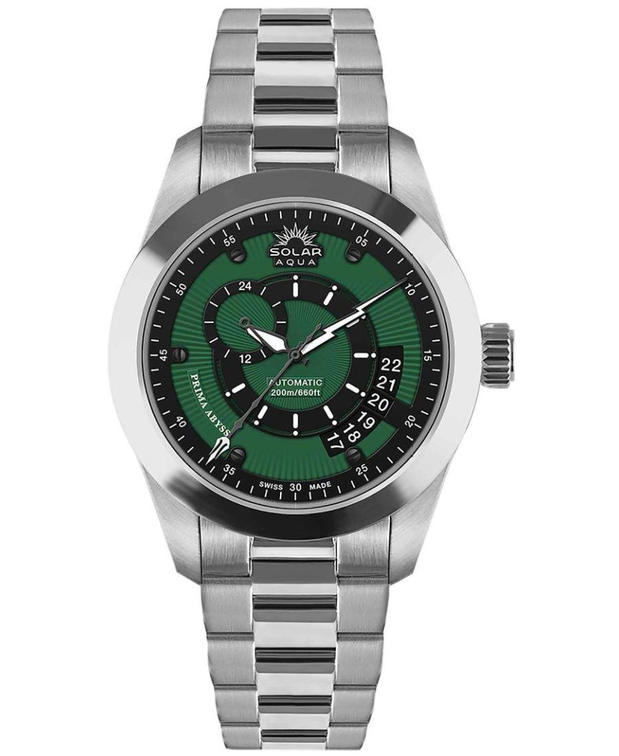 Men Luxury Swiss Automatic Watch SOLAR AQUA SA0010.0027