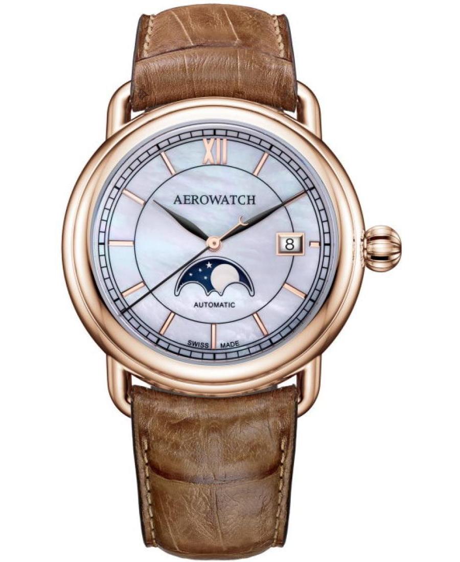 Жіночий Швейцарський Механічний Наручний Годинник AEROWATCH 77983RO02