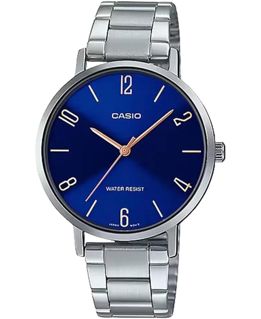 Women Fashion Japan Quartz Analog Watch CASIO LTP-VT01D-2B2 (A)