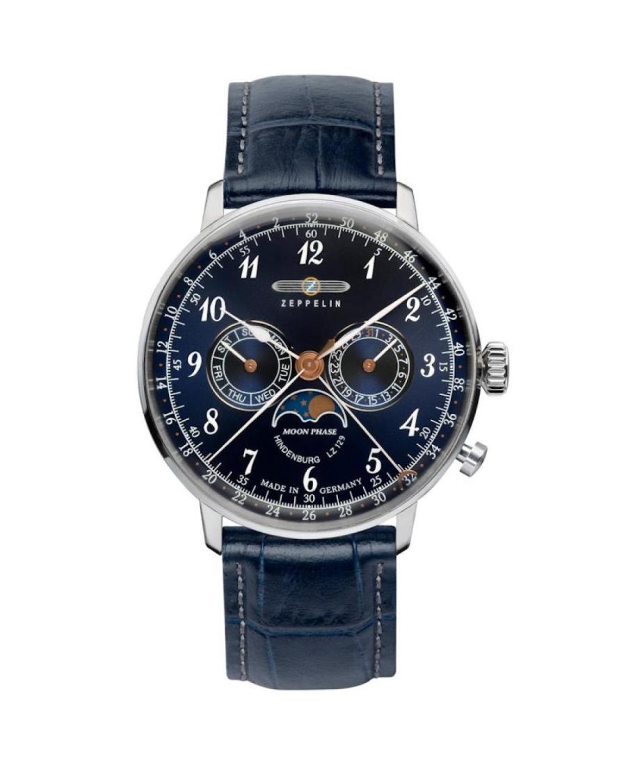 Men Quartz Watch ZEPPELIN 7036-3 Modrá Dial 40mm