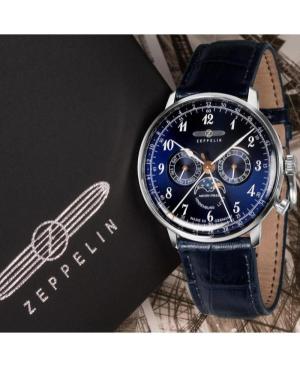 Men Quartz Watch ZEPPELIN 7036-3 Modrá Dial 40mm image 2