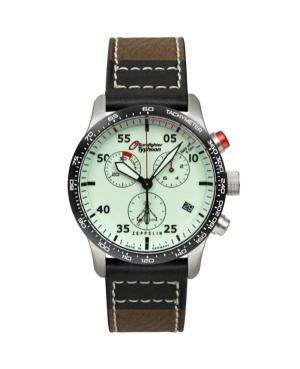 Vyriškas Sportinis Klasikinis Kvarcinis Rodyklinis Watch Chronograph ZEPPELIN 7298-5 43mm