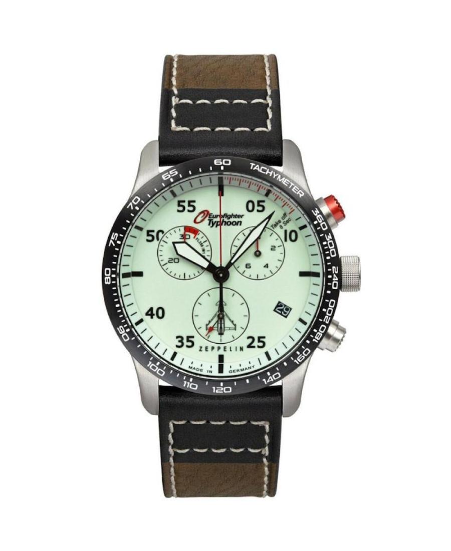 Men Sports Classic Quartz Analog Watch Chronograph ZEPPELIN 7298-5 43mm