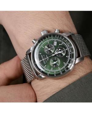 Men Klassisch Quartz Analog Watch Chronograph ZEPPELIN 8680M-4 Grün Dial 43mm image 2
