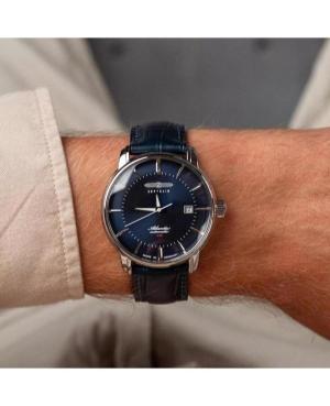 Men Automatic Analog Watch ZEPPELIN 8460-3 Blau Dial 40mm image 4