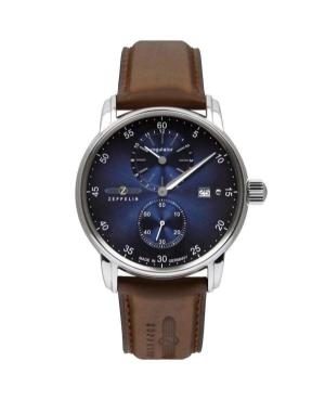 Men Luxury Automatic Analog Watch ZEPPELIN 8622-3 Modrá Dial 43mm