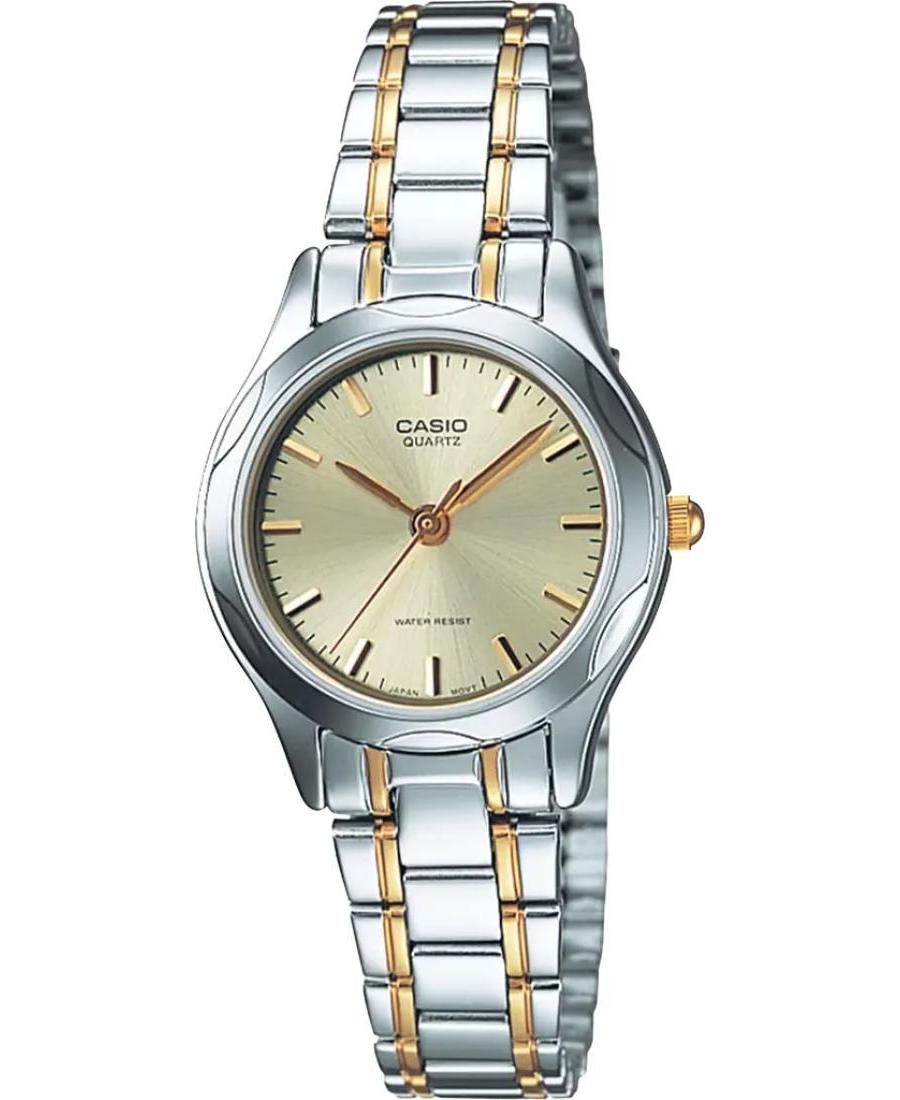 Moteriškas Japoniškas Kvarcinis Rodyklinis Watch CASIO LTP-1275SG-9A (A)