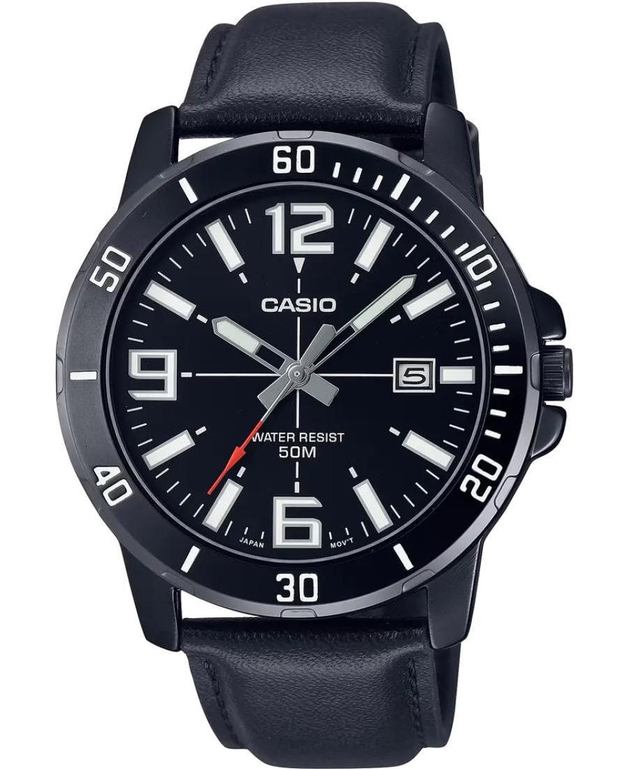 Men Japan Quartz Analog Watch CASIO MTP-VD01BL-1B