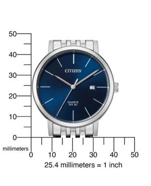 Men Klasické Japan Quartz Analog Watch CITIZEN BI5070-57L Modrá Dial 41mm image 5