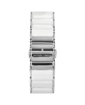 Kobiety Moda kwarcowy analogowe Zegarek JACQUES LEMANS 1-1940B Biały Wybierz 24mm image 6