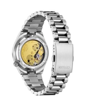 Mężczyźni klasyczny Japonia automatyczny analogowe Zegarek CITIZEN NJ0200-50W Fioletowy Wybierz 37mm image 5