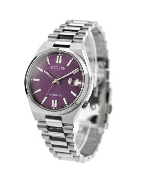 Men Klassisch Japan Automatic Analog Watch CITIZEN NJ0200-50W Violet Dial 37mm image 8