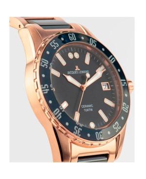 Men Klassisch Quartz Analog Watch JACQUES LEMANS 42-10H Schwarz Dial 42mm image 4