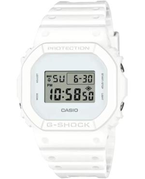 Men Sports Diver Japan Quartz Digital Watch Alarm CASIO DW-5600WW-7ER G-Shock Weiß Dial 42mm
