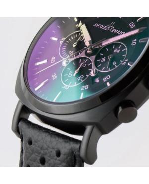 Mężczyźni Funkcjonalny kwarcowy Zegarek Chronograf JACQUES LEMANS 1-1645N Wielokolorowy Wybierz 46mm image 2