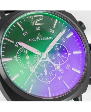 Mężczyźni Funkcjonalny kwarcowy Zegarek Chronograf JACQUES LEMANS 1-1645N Wielokolorowy Wybierz 46mm image 5